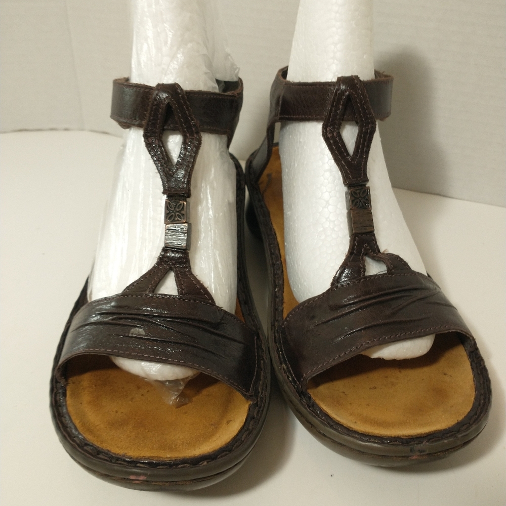 Naot Cymbal Strappy Gladiator‎ Sandal, Like New Condition, Brown, Euro 40, US 9